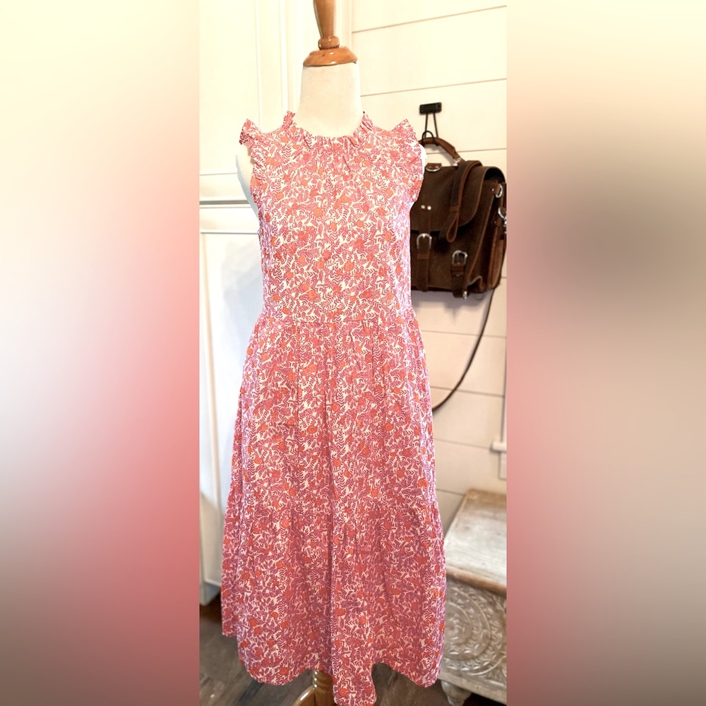 COPY - JCrew Midie Tiered Floral Ruffle Dress